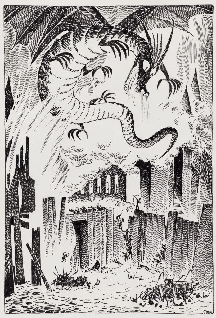 Tove Jansson's criticised illustrations of Tolkien's The Hobbit