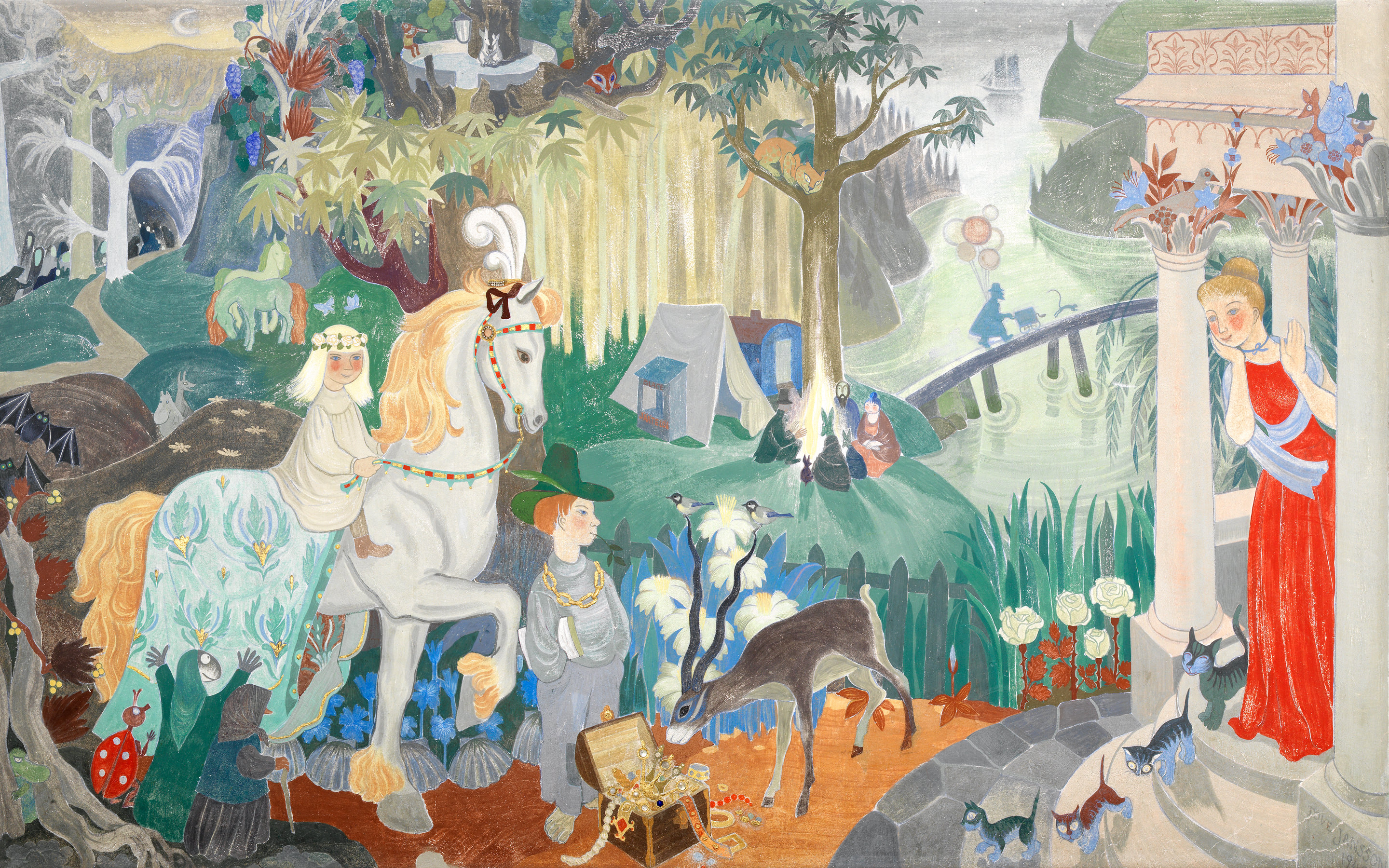 Tove Jansson fresco 1949