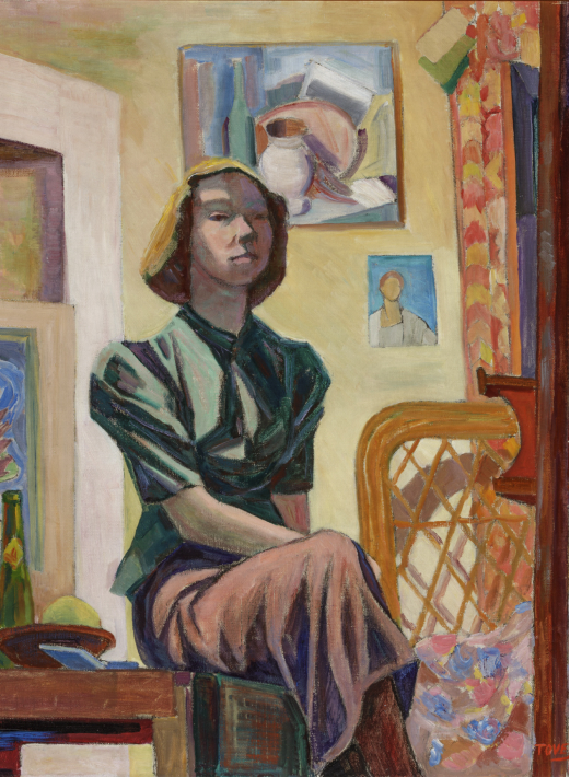 Tove Jansson oil painting portrait