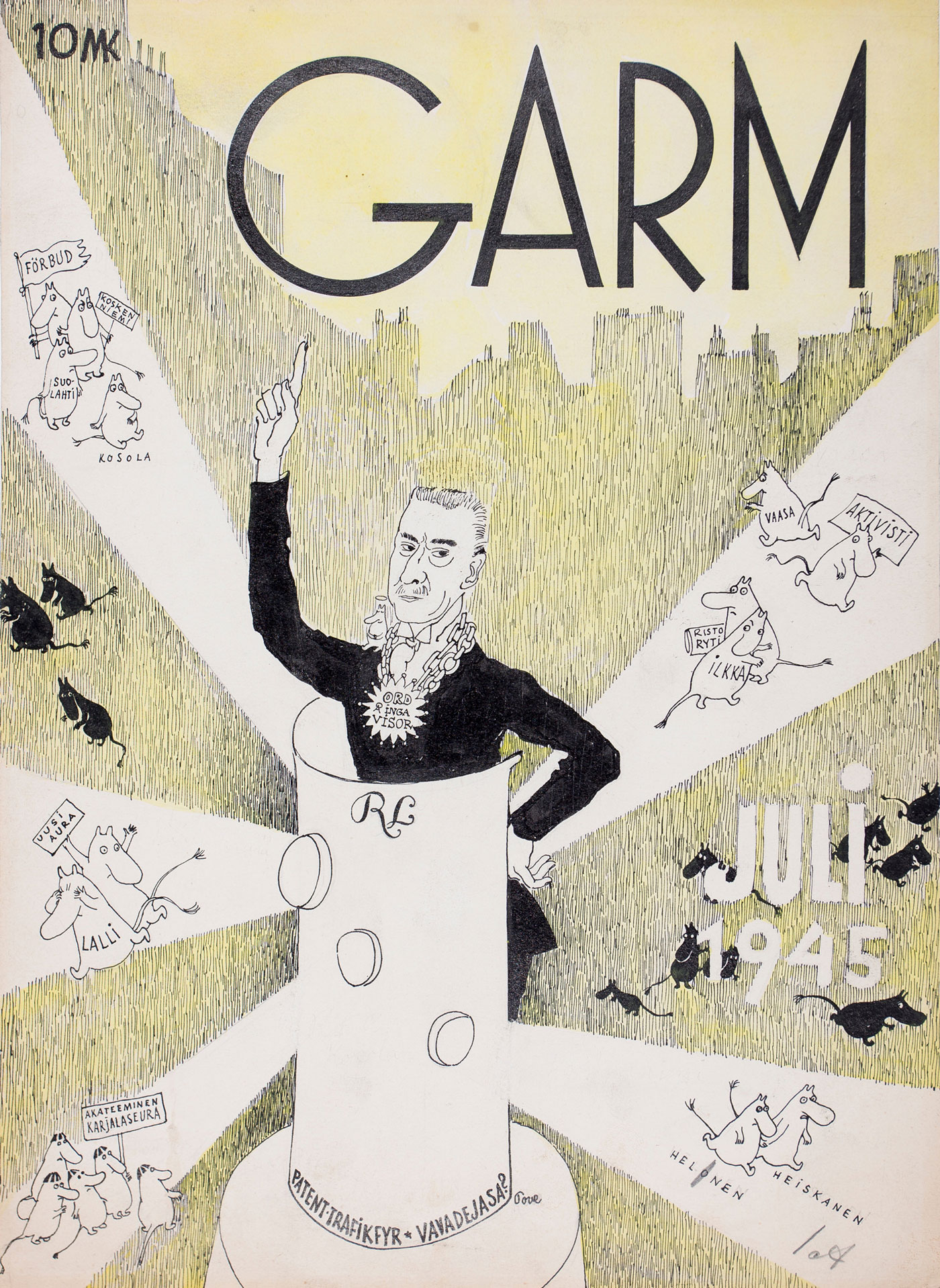 Garm cover July 1945
