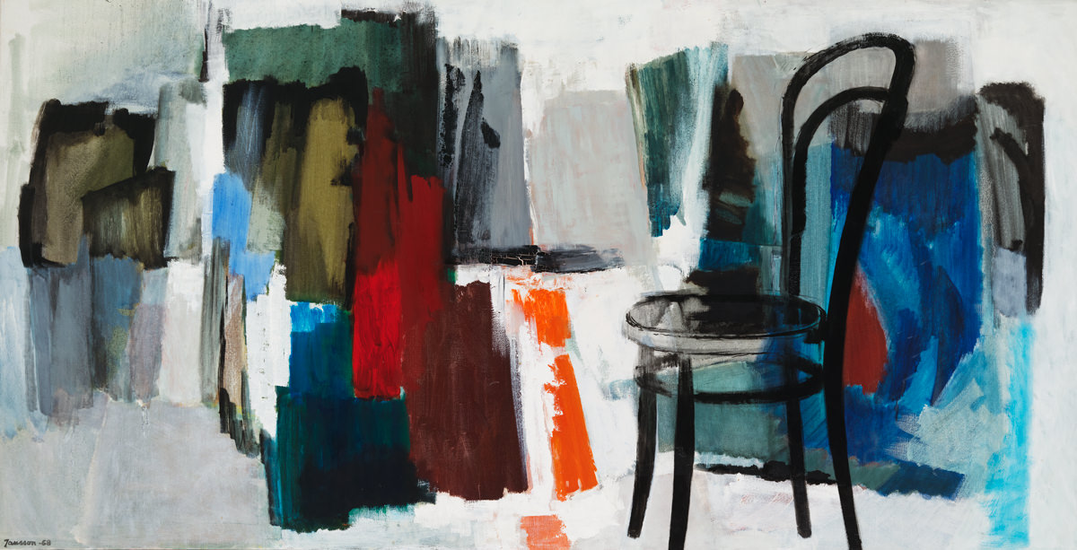 Tove Jansson stolen chair painting 1968