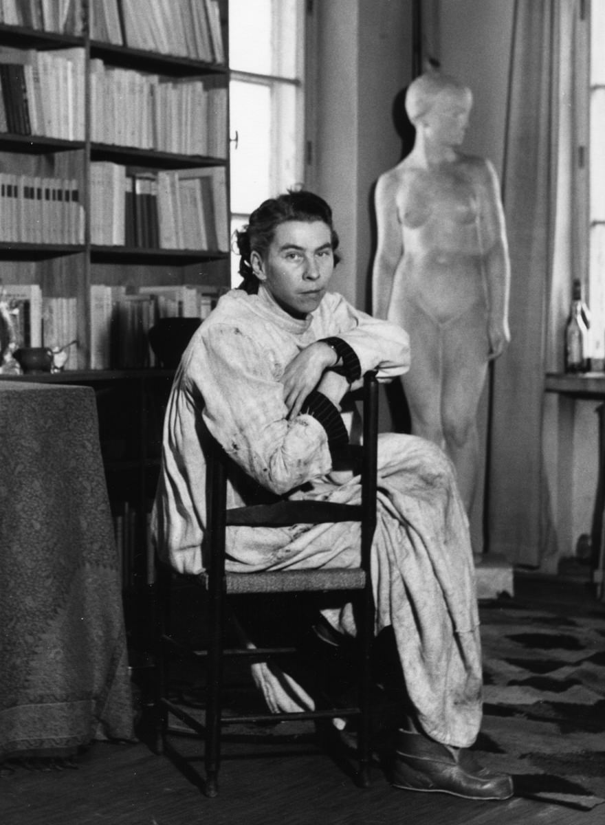 Tove Jansson in the atelier