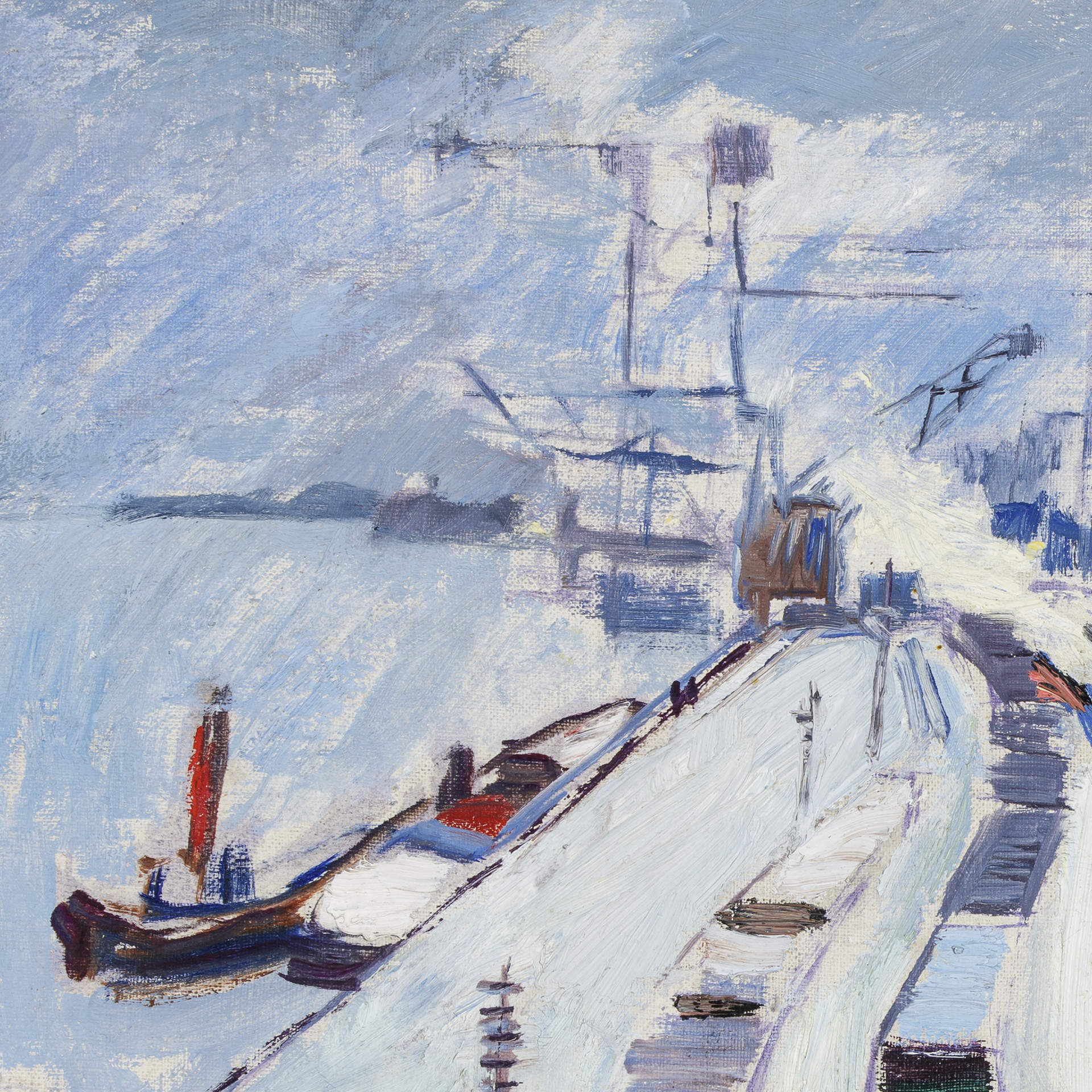 Tove Jansson painting harbor