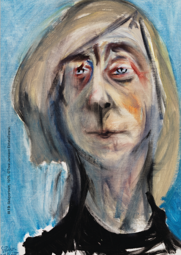 Tove Jansson self-portrait from 1975.