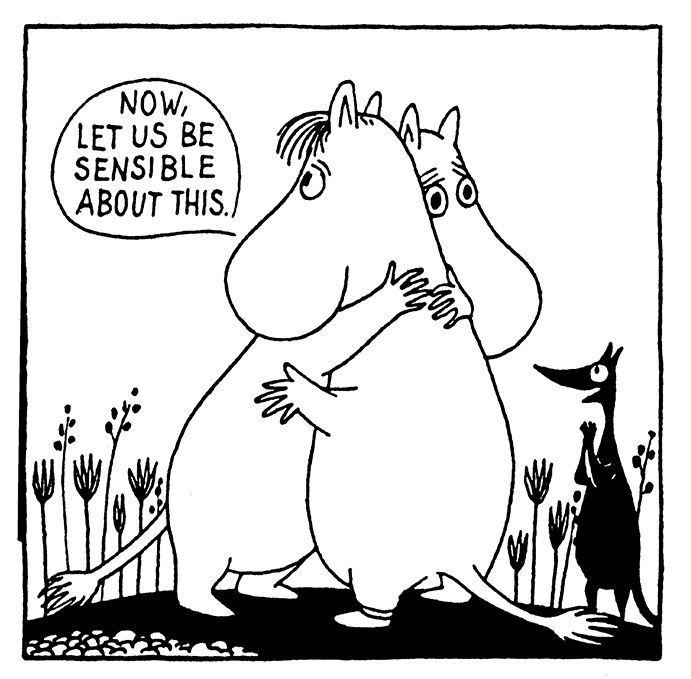 comic Moomin and Family Life
