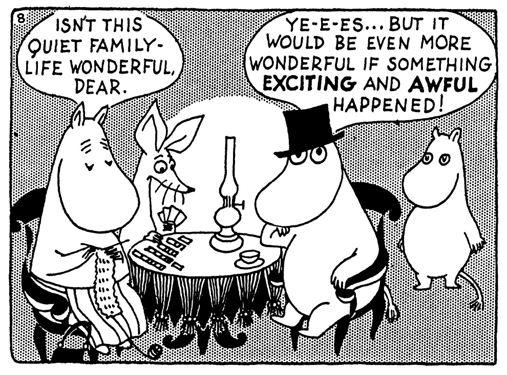 comic Moomin and Family Life