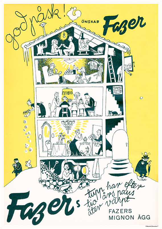 tove jansson fazer muumi pääsiäinen 1950